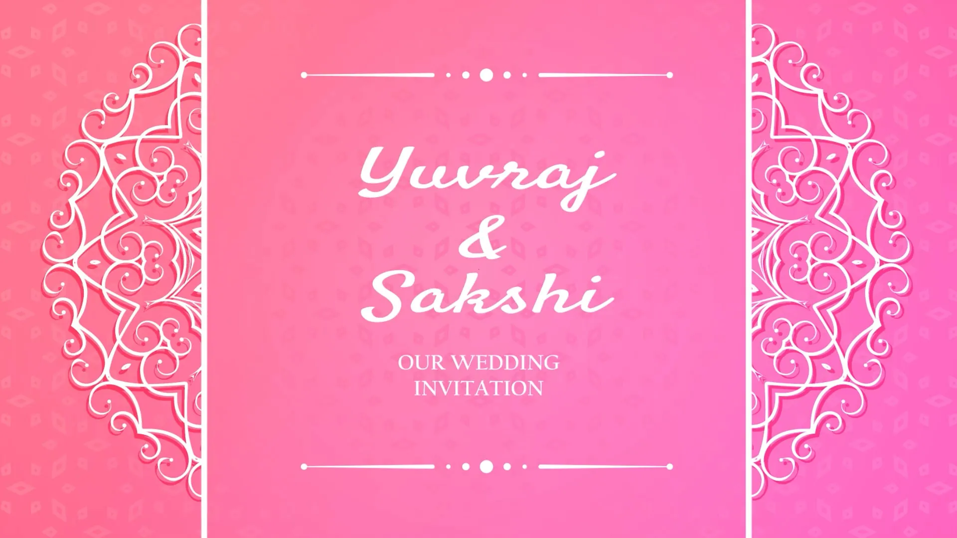 Traditional Hindu Wedding Invitation After Effects Template